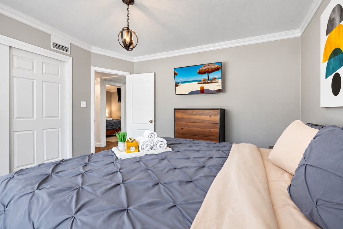 Indulge in the ultimate in relaxation and luxury with our sensational bedroom.