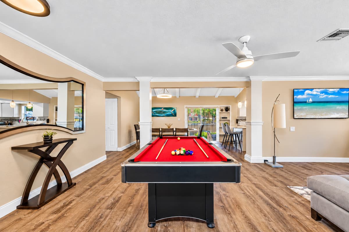 Kids and kids at heart will never feel bored when you stay in this stunning property. Have an amazing time playing competitive games after a dip in the pool. Book now!
