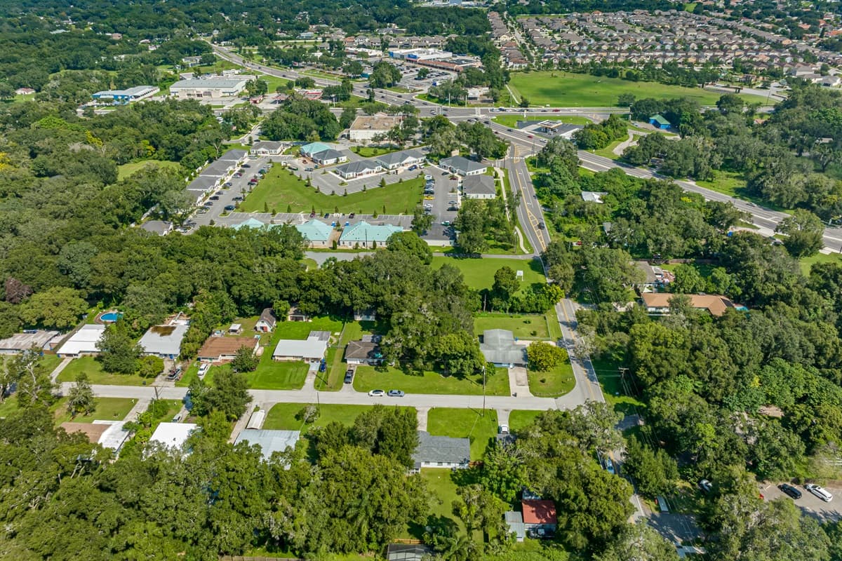 Aerial view of our secured and peaceful neighborhood! Have an amazing time during your stay in this wonderful area! Send us a message if you have any questions!