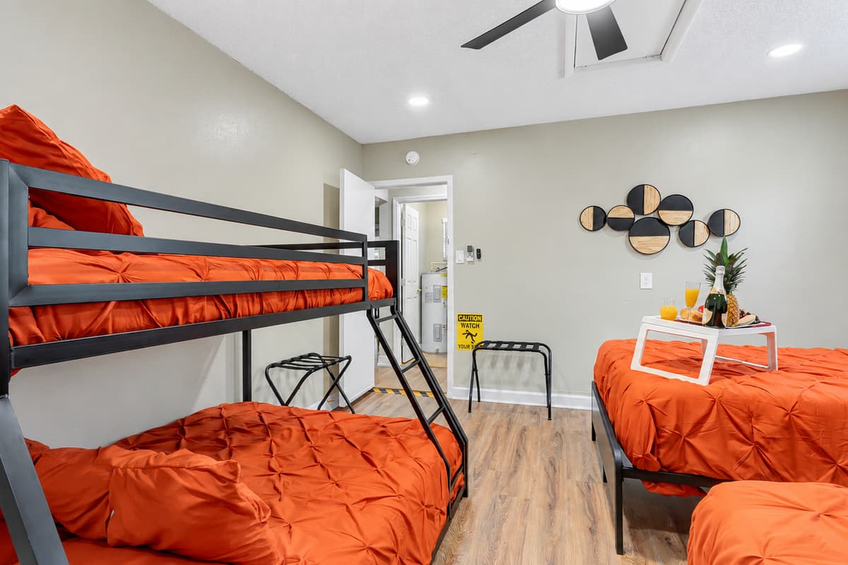 Whether you prefer the grandeur of 2 full size beds, or the fun of a bunk bed, there's a dreamy space for every traveler.