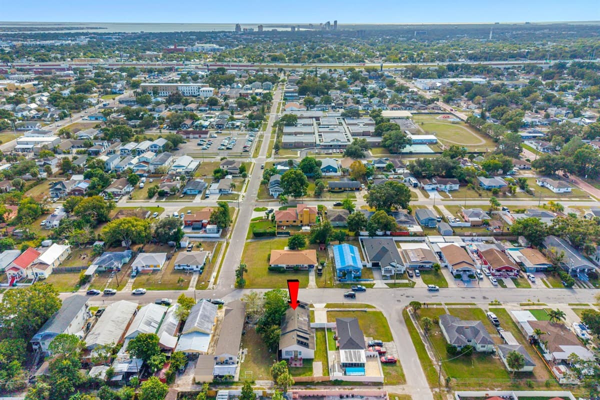 Aerial View of the Neighborhood