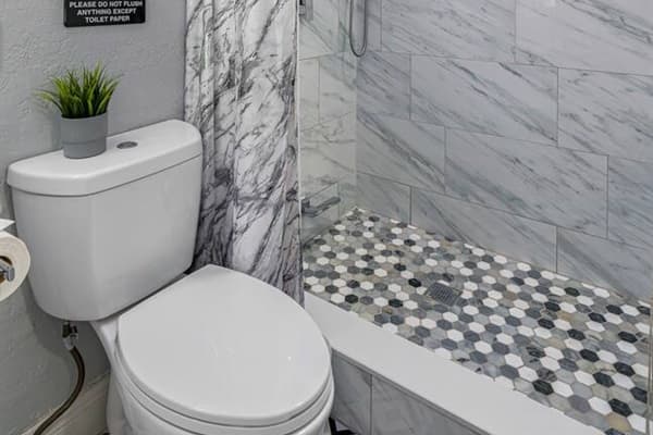 Feel fresh and clean after a long day of travel from your home to your home away from home.