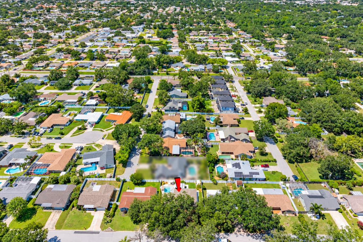 Aerial View of the Neighborhood