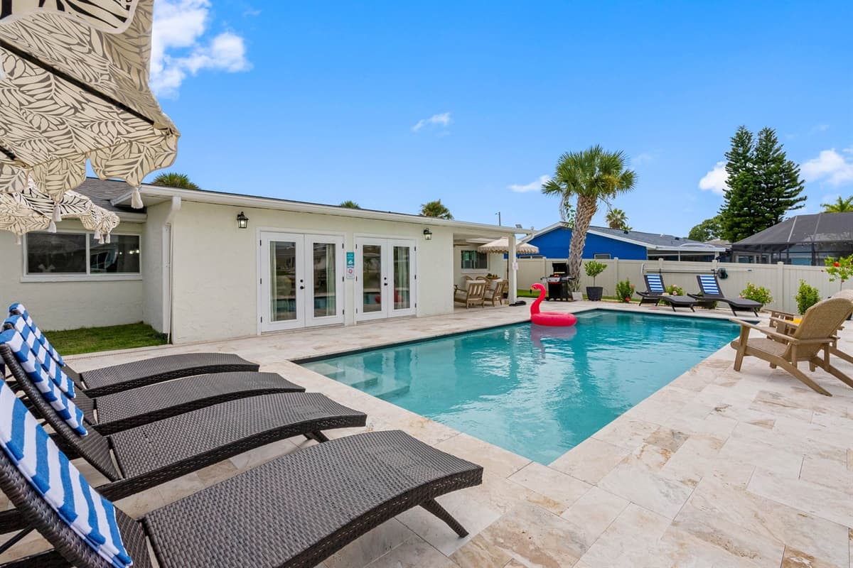Lounge by the pool and watch boats go by for the ultimate coastal experience.