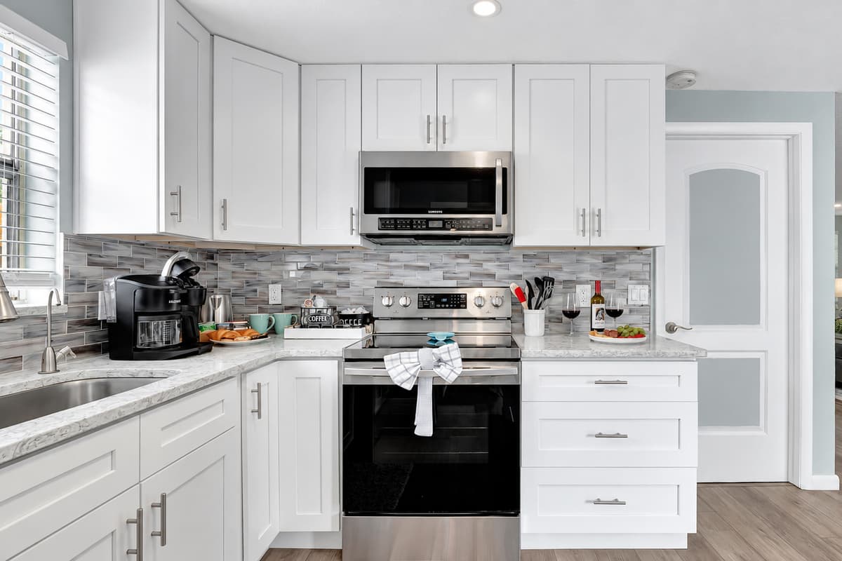 It's not just a kitchen; it's your canvas for culinary artistry in a space where style and functionality harmoniously coexist.