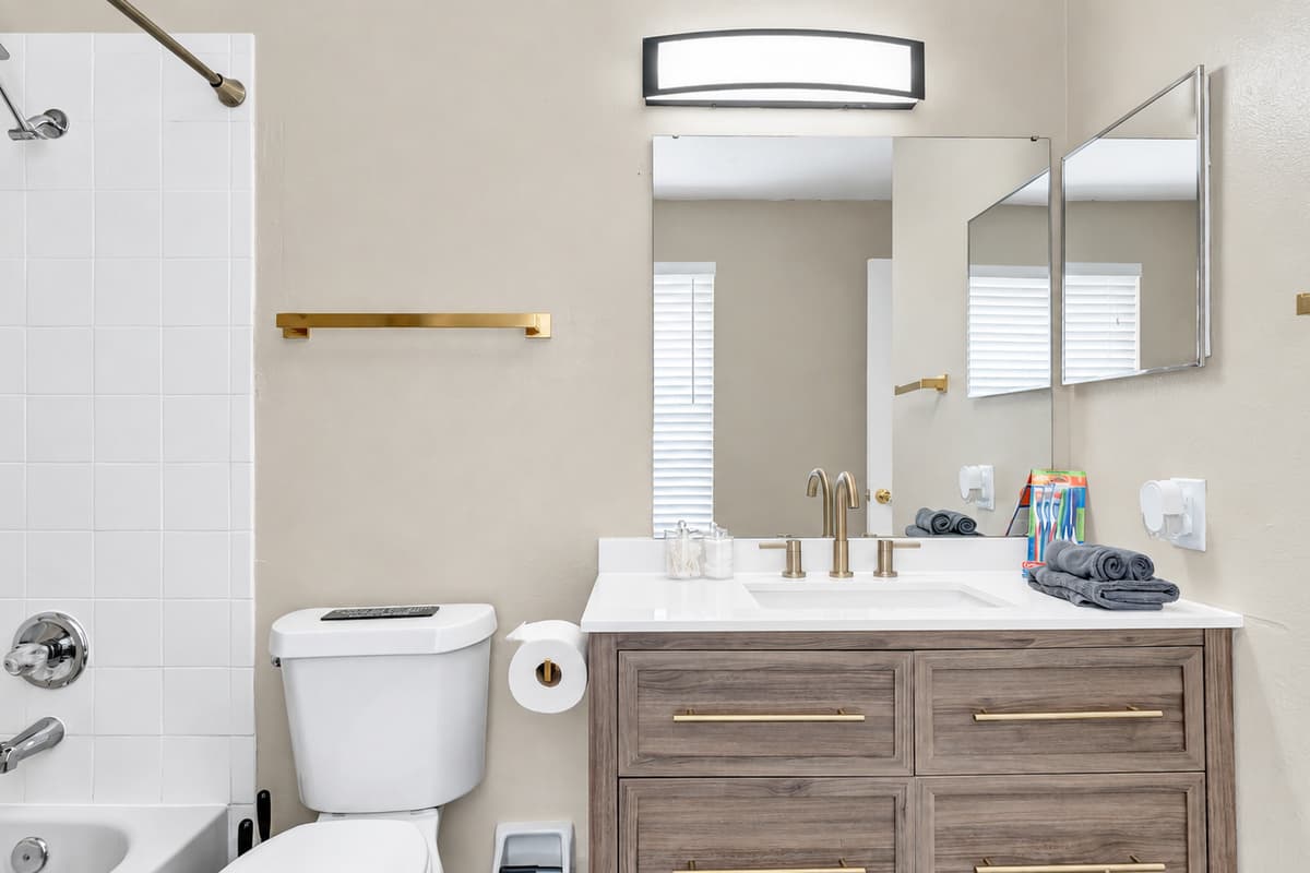 Our beautiful vanity adds a touch of elegance to your daily routine.