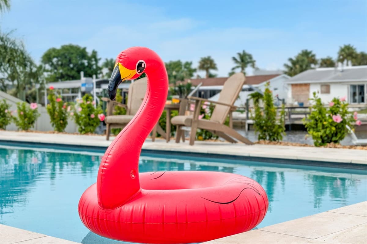 Enjoy your own personal paradise with plenty of space for everyone.