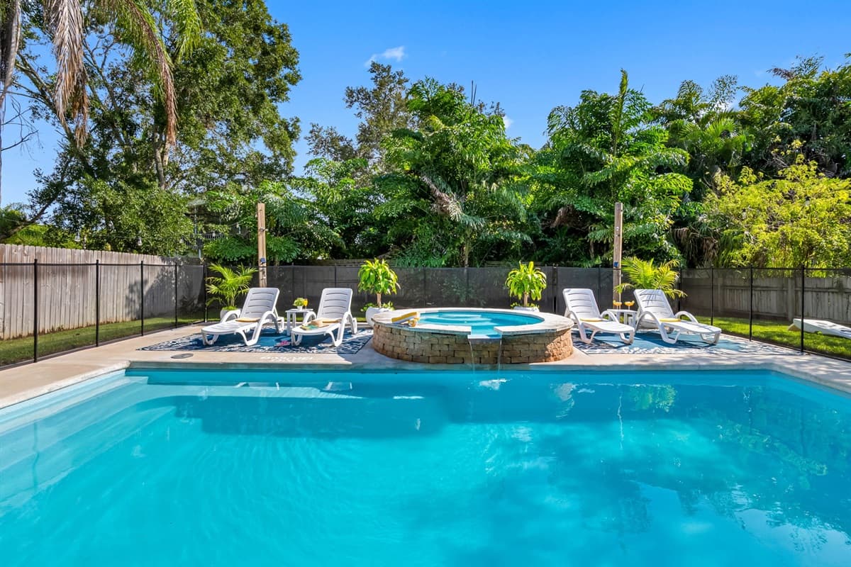 No crowds, no noise — just you, your group, and the pool.