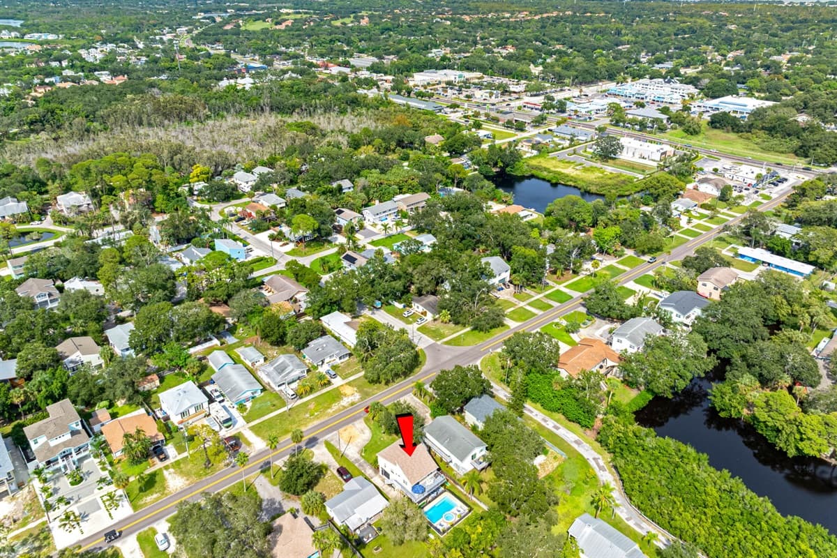 Aerial View of the Neighborhood