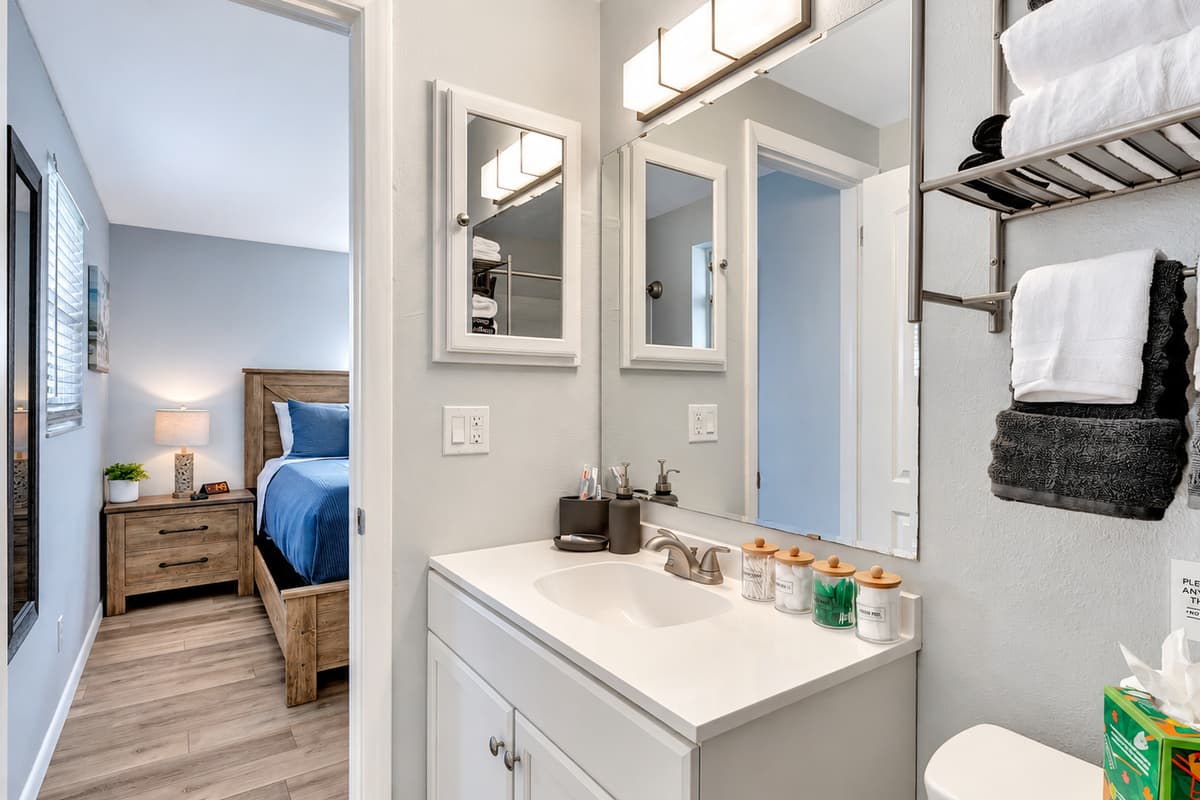 Connected to this oasis is your private ensuite bathroom, ensuring convenience and privacy.