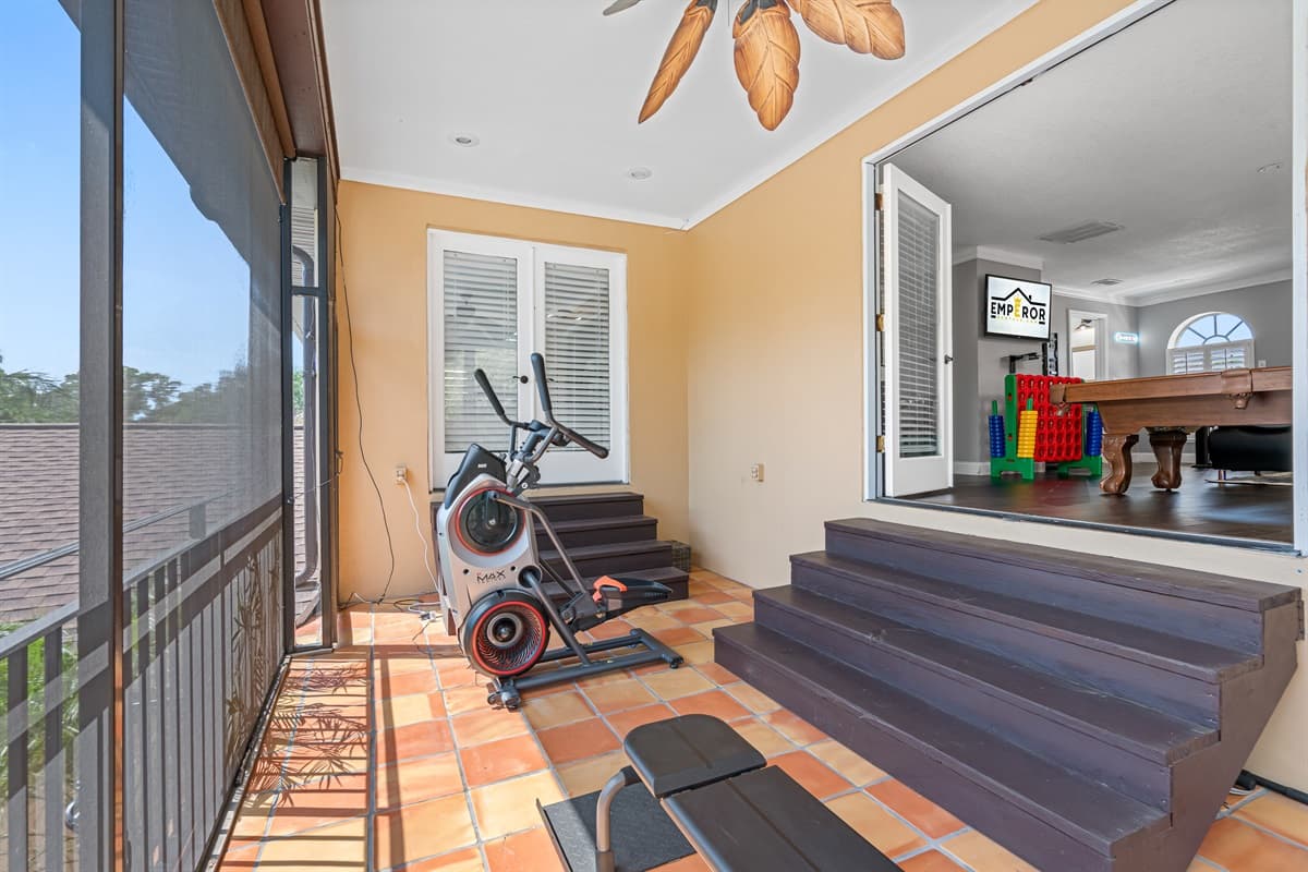 Looking to get in shape and feel your best while on vacation? Look no further than our amazing gym area!