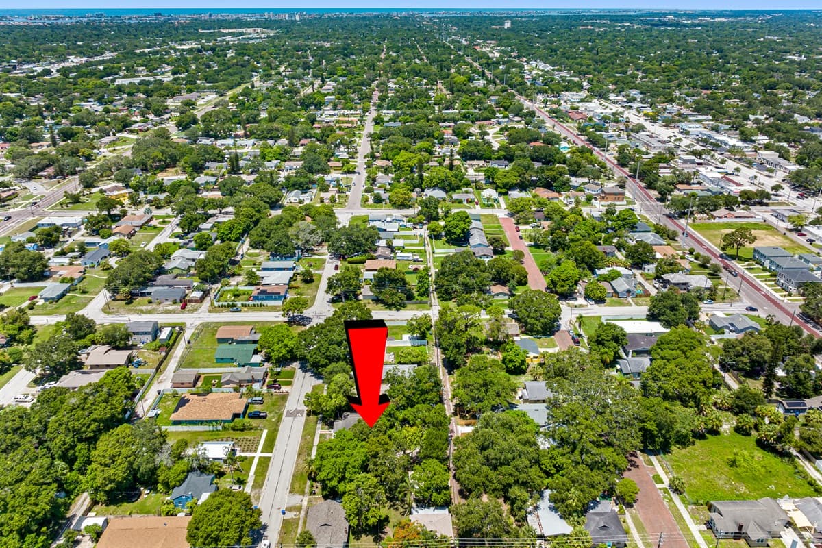 Aerial View of the Neighborhood