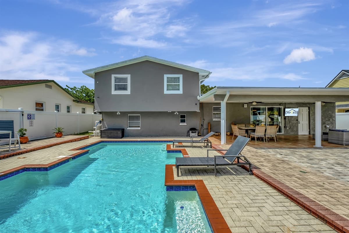 Dive into pure luxury in our beautiful swimming pool.