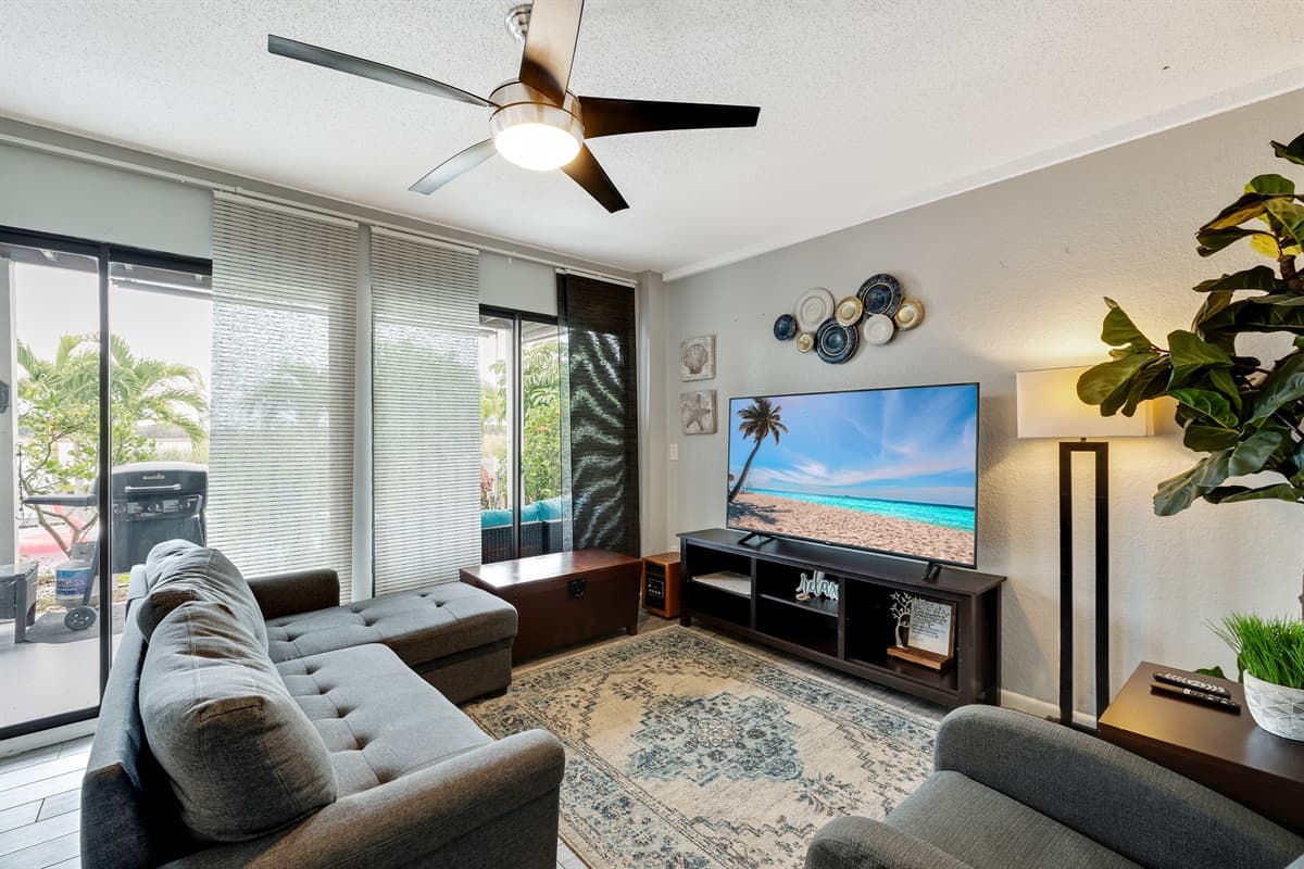 To enhance your entertainment experience, we have equipped the room with a state-of-the-art smart TV. You can easily stream your favorite shows and movies.