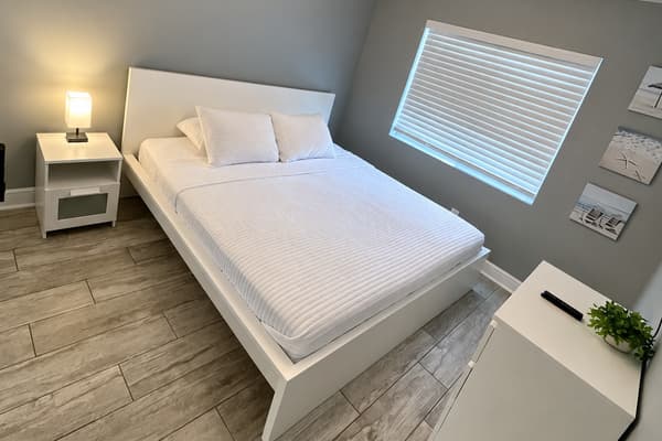 This room includes a king-size bed, sleek furniture, and plenty of natural light. It’s designed to make every guest feel at home. *New updated photos coming soon!