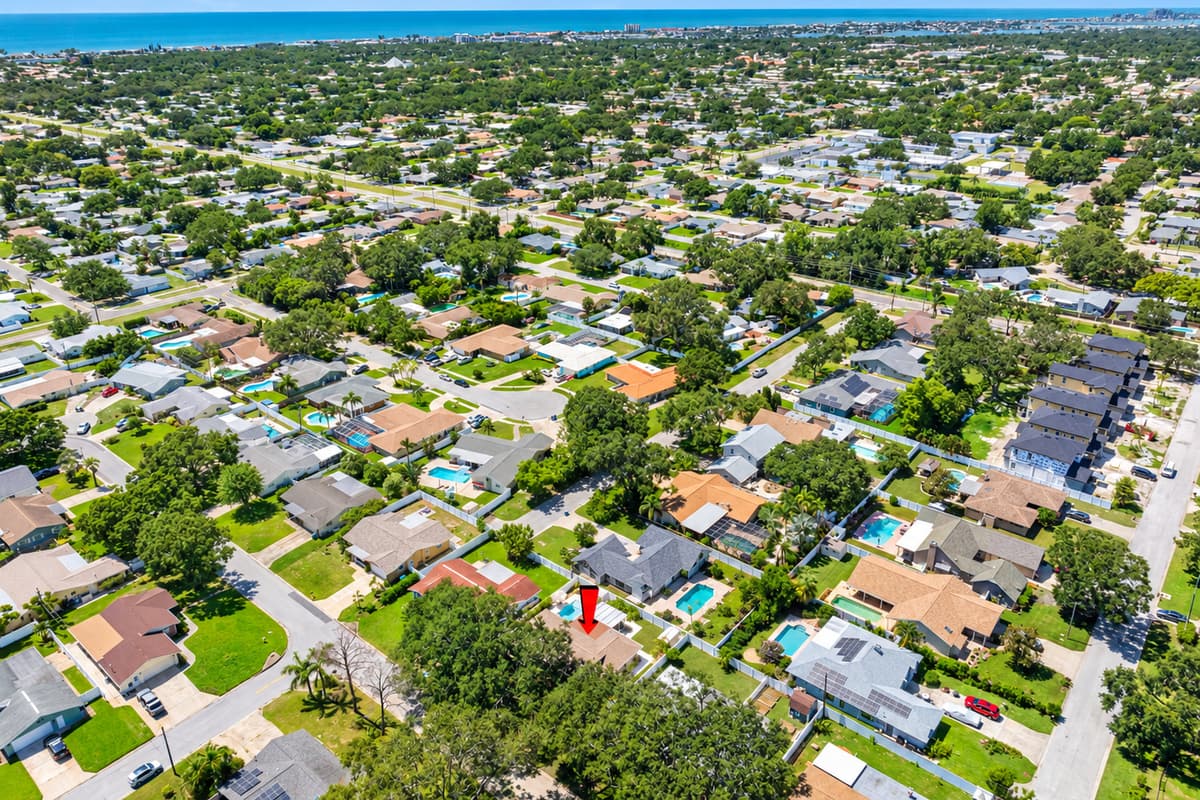 Aerial View of the Neighborhood