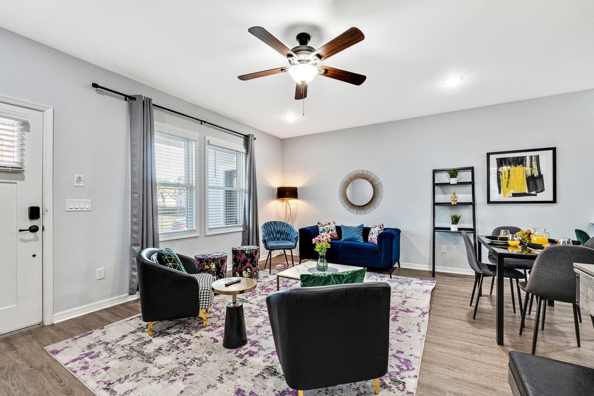 The seating arrangements are strategically placed to encourage conversation and connection, allowing you to create cherished moments with friends and family.