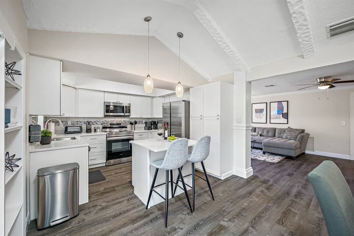 Never miss a story while getting the food ready! With our open space concept, you could bond with family and friends while making sure everyone would love the food they would eat! If you like this concept, send us a message!