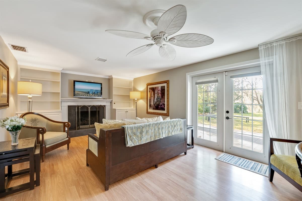 As you settle in, you'll notice the centerpiece of our second living room - a sleek smart TV, ready to entertain you with endless possibilities.