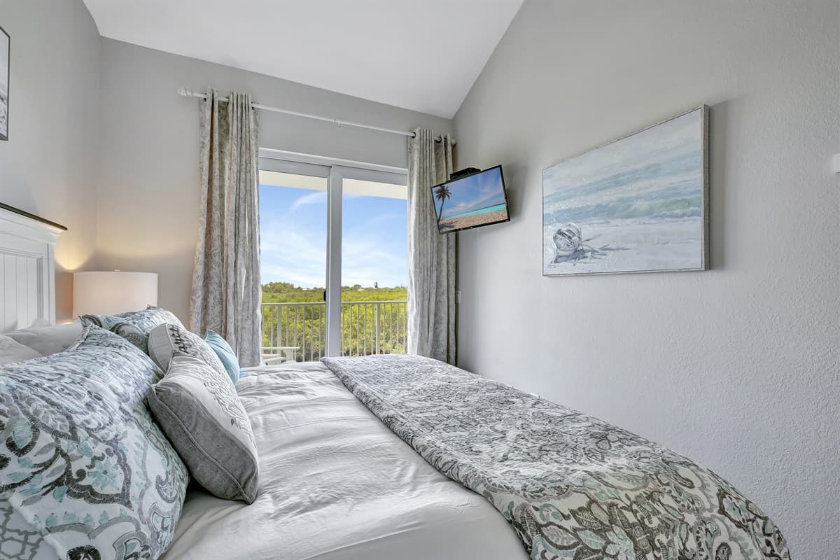 The generous windows also grant you a glimpse into nature's canvas, where the world outside blends seamlessly with your private haven.