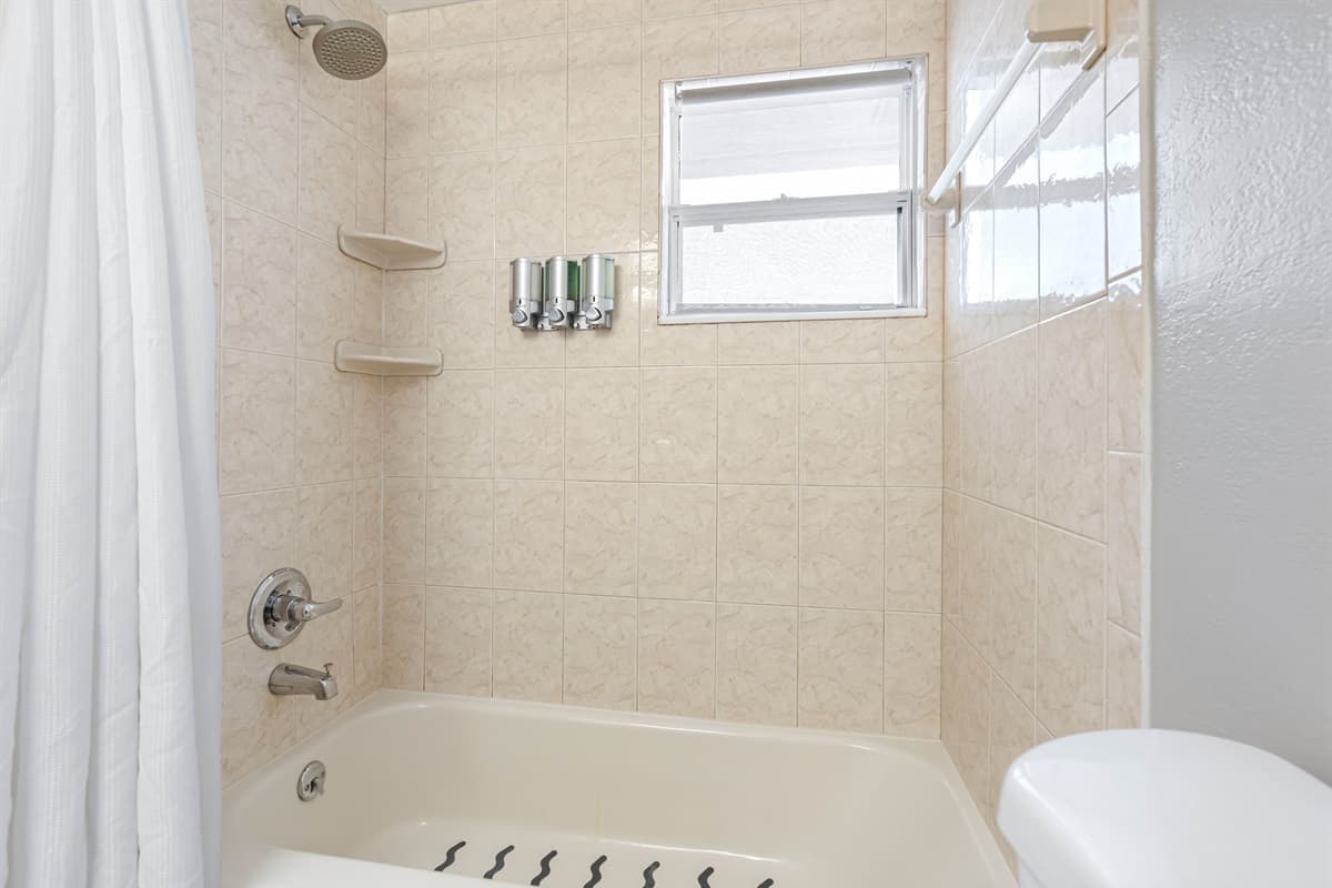 Indulge in ultimate luxury with our all-in-one bathroom oasis.