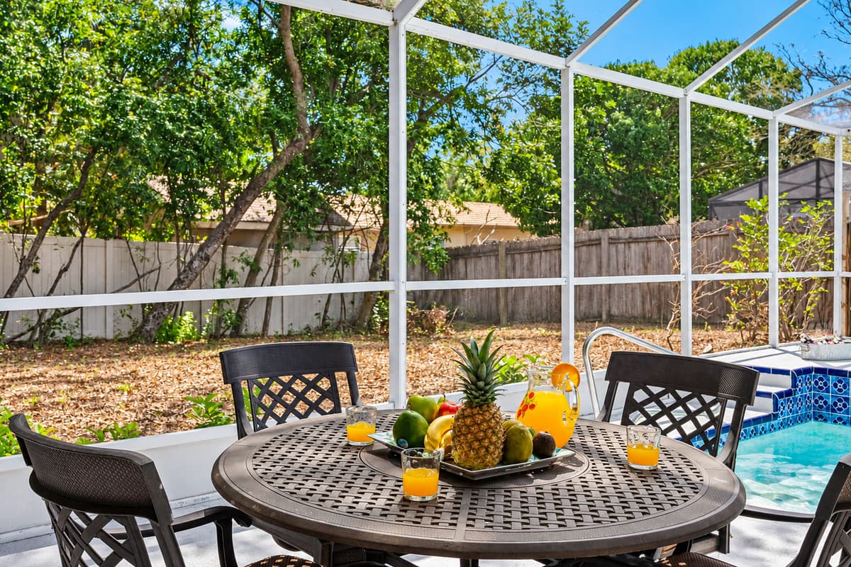 Come relax, dine, and entertain in your own private tropical retreat!