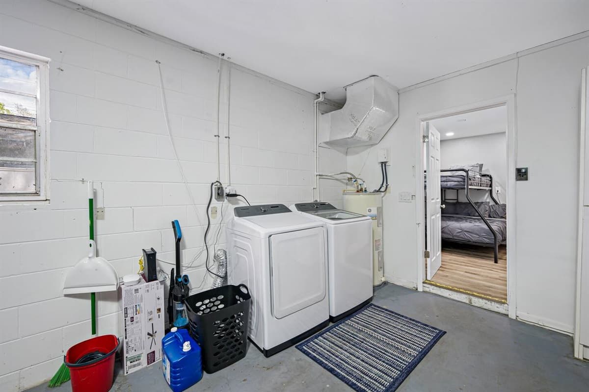 Never worry about dirty clothes during your stay! We have a washer and dryer! Your comfort is our priority! Book this property now!