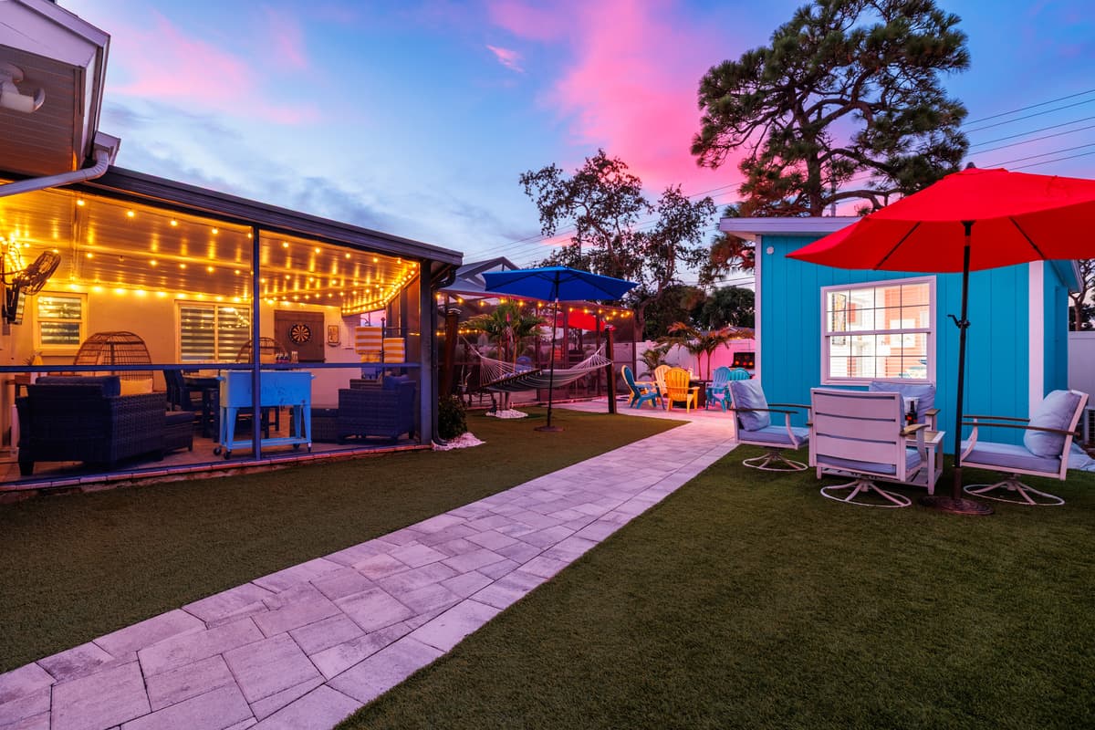 Home Exterior at Flamingo Palms.