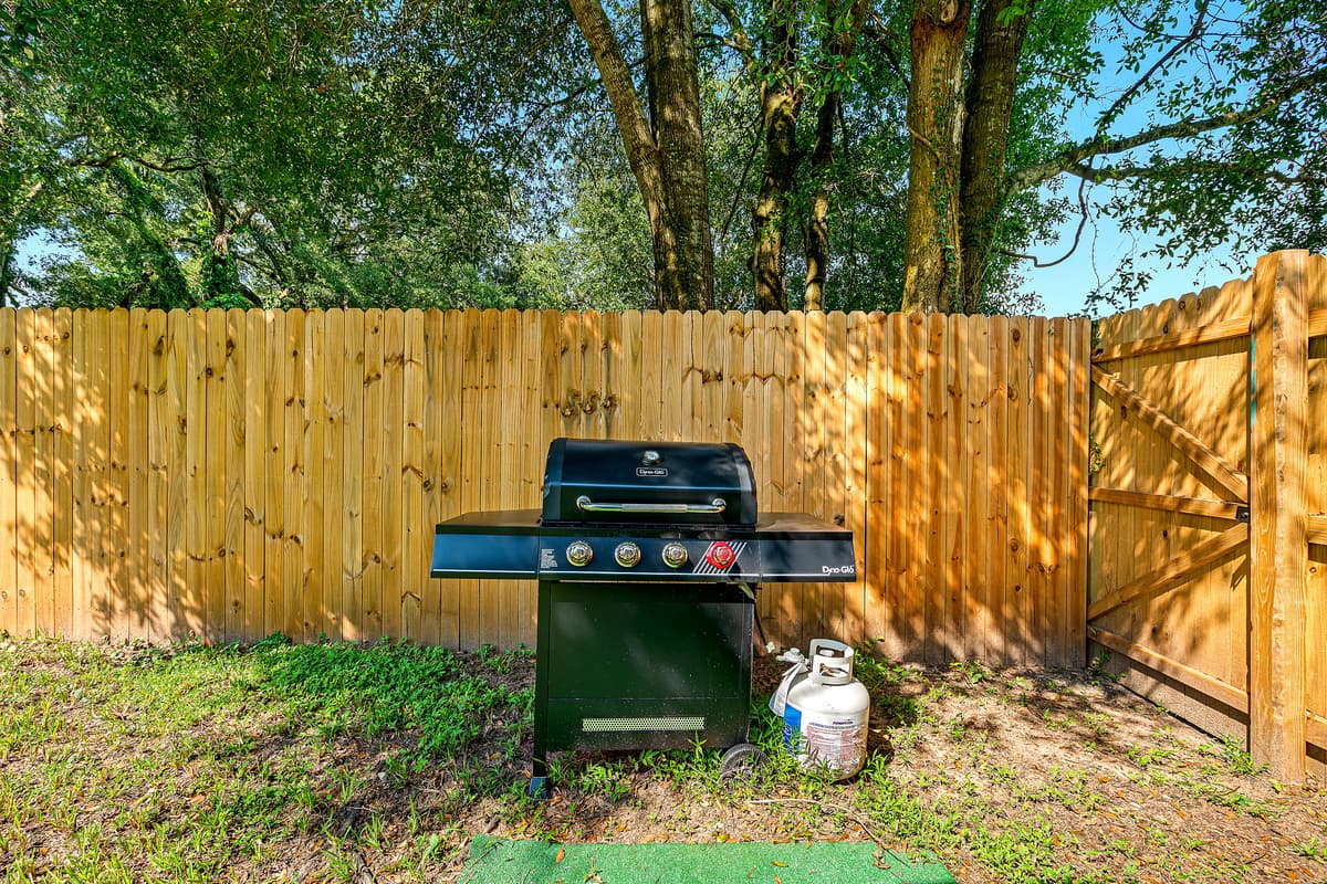 Have barbeque or grilled steak since we have a grill ready for you guys to use in this spacious backyard! If you like what you see, send us an inquiry!