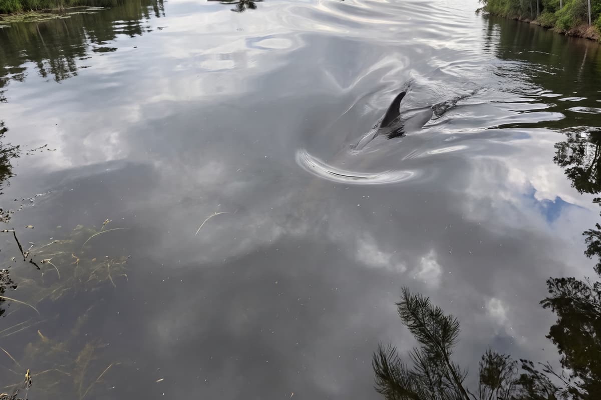 Imagine dolphins gliding just beyond your own dock. A dolphin surfaces in the canal, creating the kind of surprise that makes everyone stop and smile. From Driftwood's private dock, nature can turn a quiet waterfront pause into a lasting family memory.