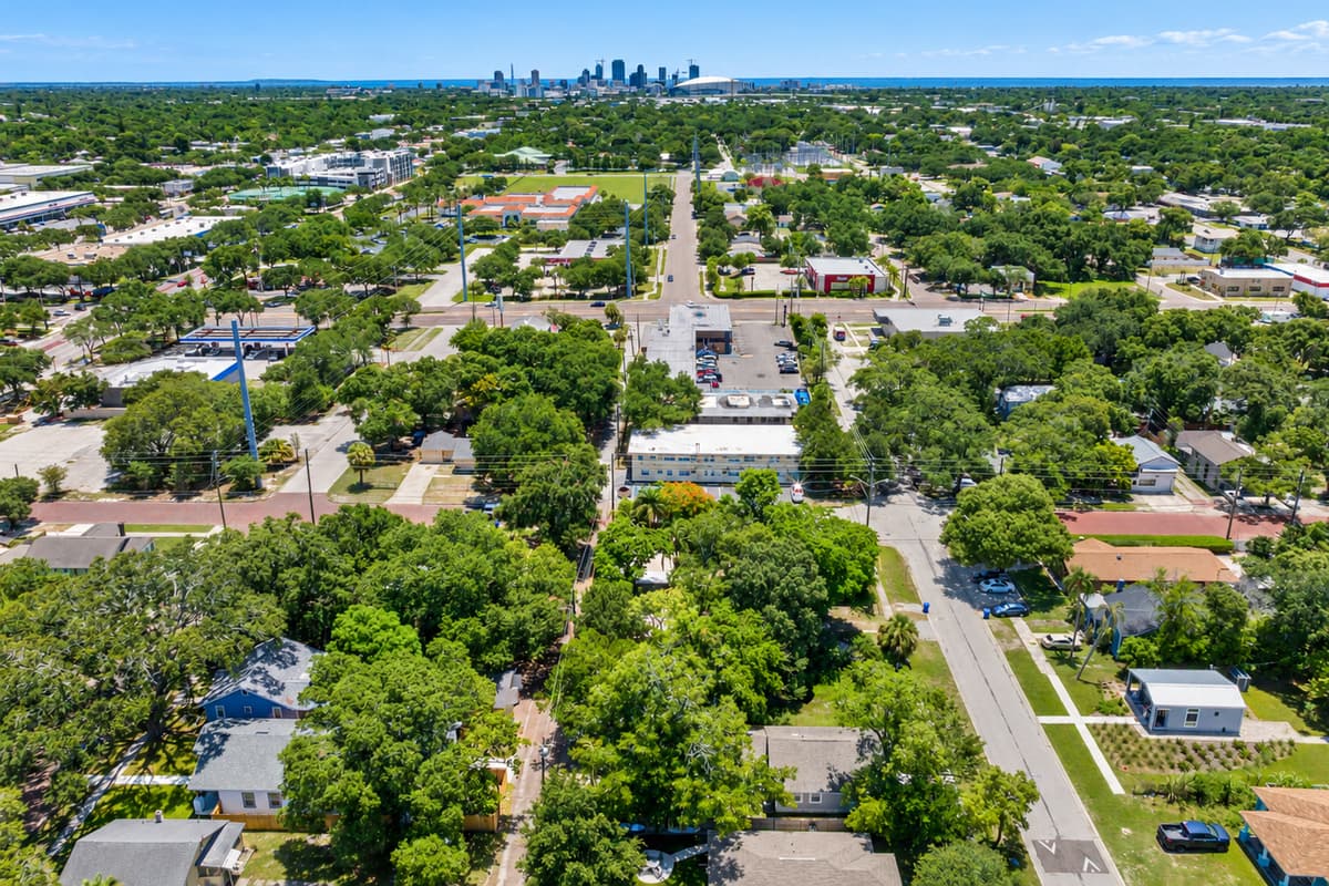 Aerial View of the Neighborhood