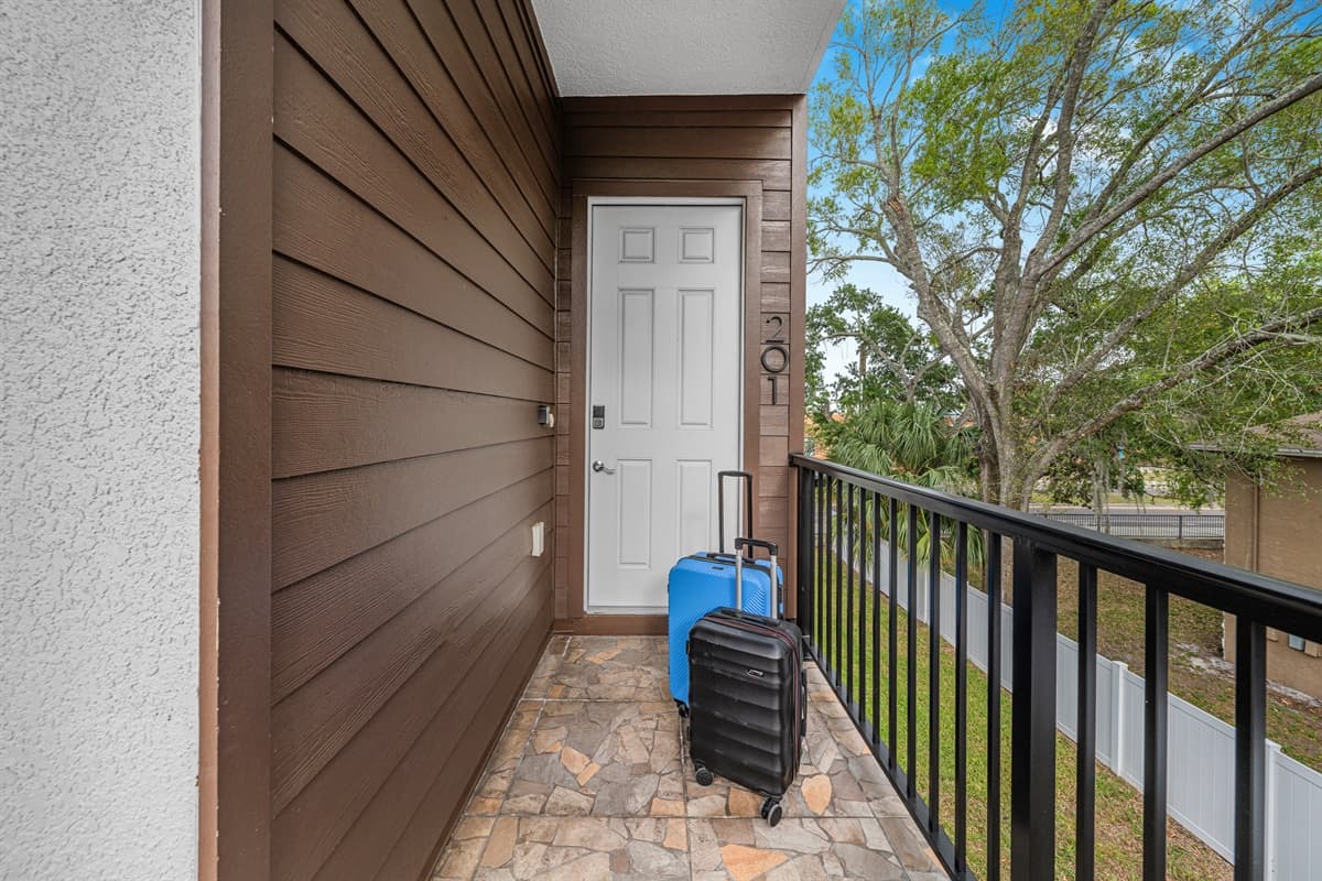 Unit #201 Front Door