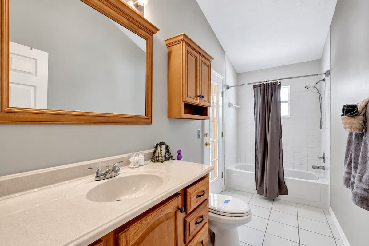 Every aspect of the bathroom has been carefully curated to ensure your comfort and convenience.
