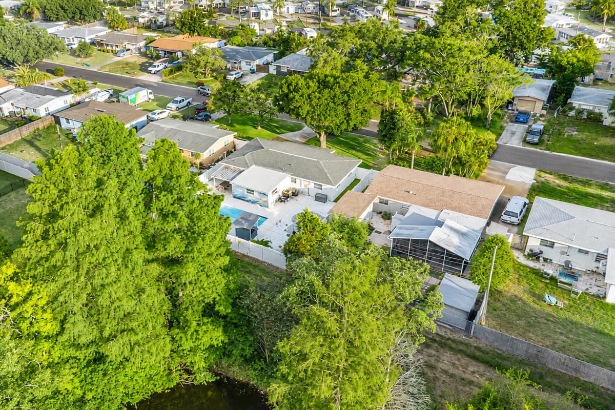 Aerial View of the Neighborhood