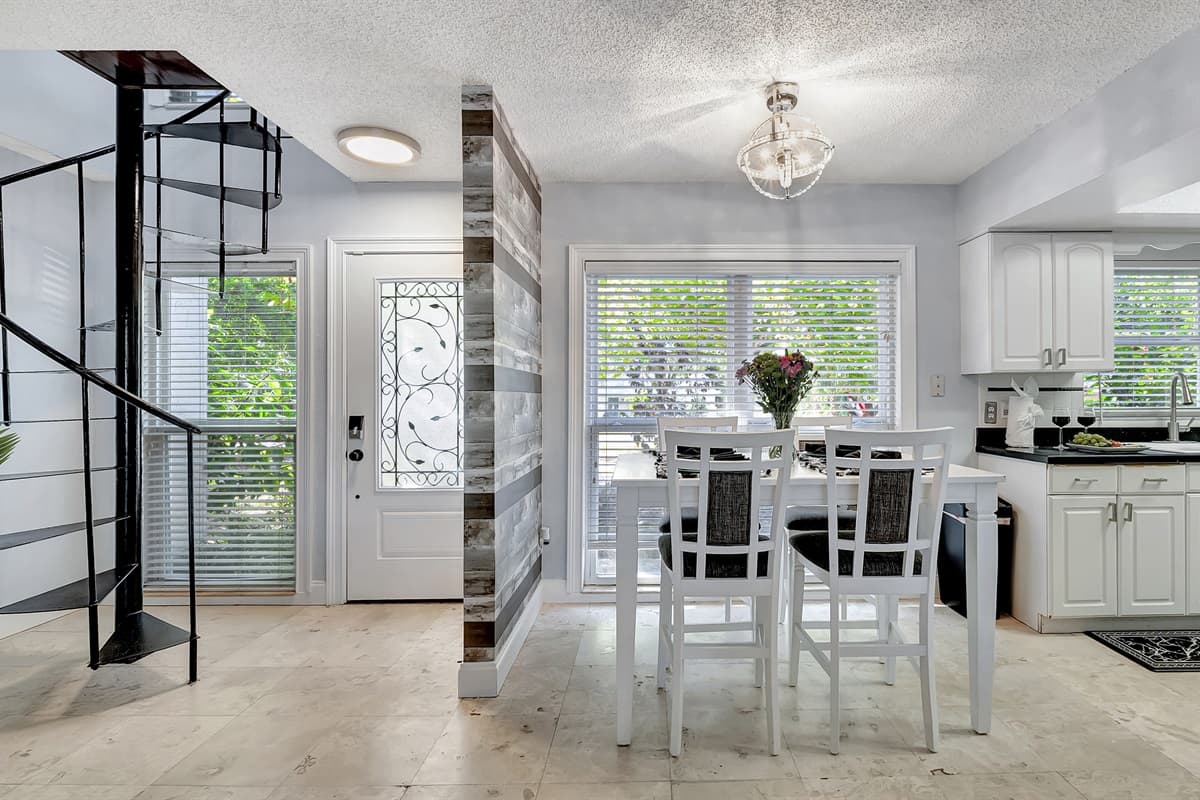 With seating for four, this inviting space sets the perfect stage for shared laughter, delicious bites, and unforgettable moments.