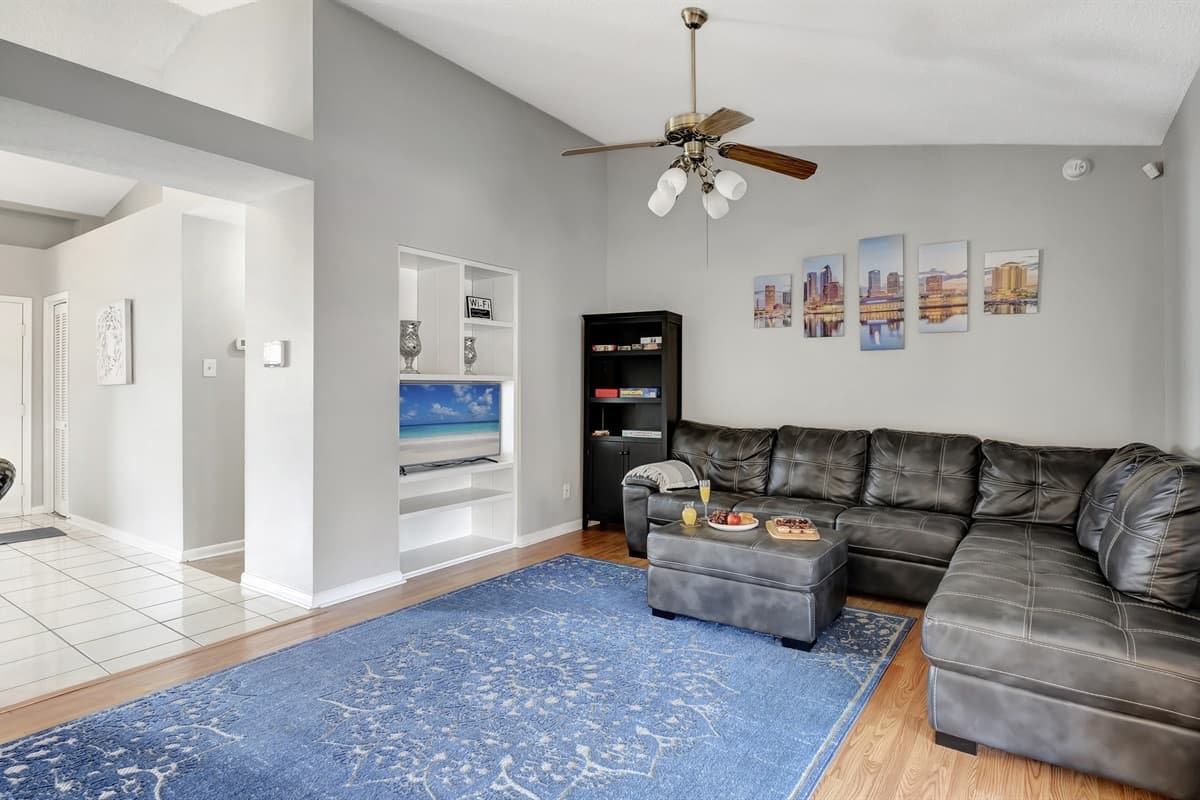 A perfect blend of coziness and convenience awaits you, making this space the heart of relaxation and leisure.