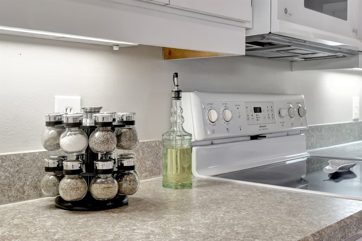 Prepare to be amazed by the complete set of kitchen utensils at your disposal.