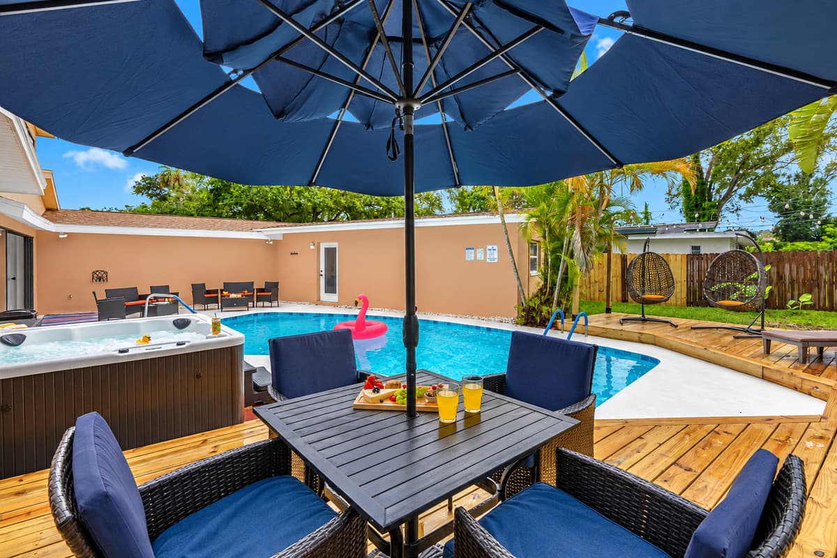 A sanctuary of calm, the pool and garden setting invite you to breathe deep and unwind.