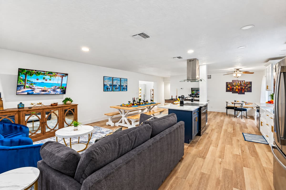 Curl up with a good book or enjoy game night with the whole crew—this space is made for downtime.