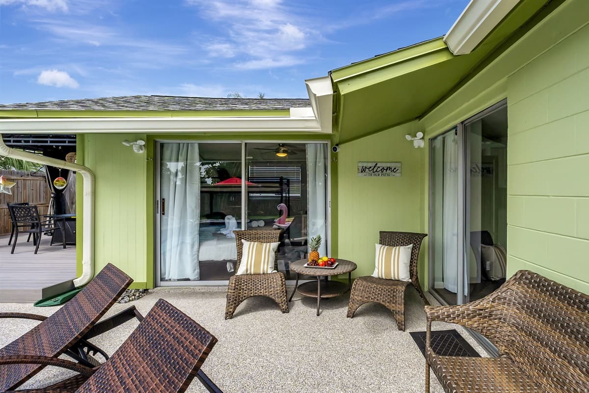 Our outdoor common area is more than just a place to sit; it's an experience.