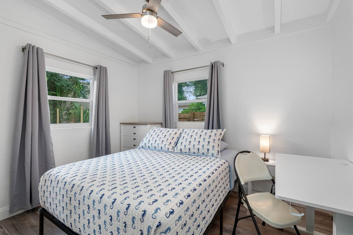 The room features subtle yet effective lighting fixtures to provide the right illumination for any task.