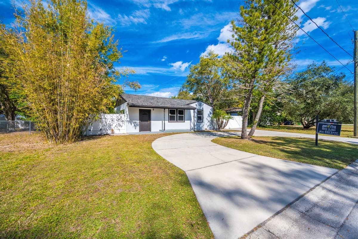 The gorgeous front view of the house showcases our well maintained front yard and driveway. If you are interested in this property, send us a message! Book now!