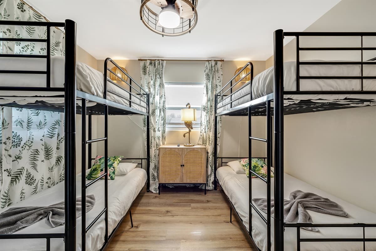 Whether it's children enjoying a sleepover or friends on a weekend getaway, Bedroom 4 ensures that everyone has a comfortable place to rest after a day of adventure.