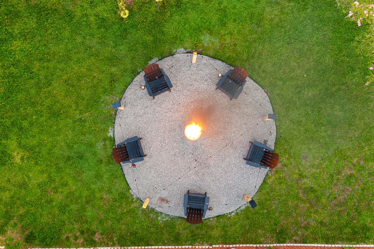 With space for the whole crew and an inviting warm flame, this is your go-to spot for evening conversations and shared stories.