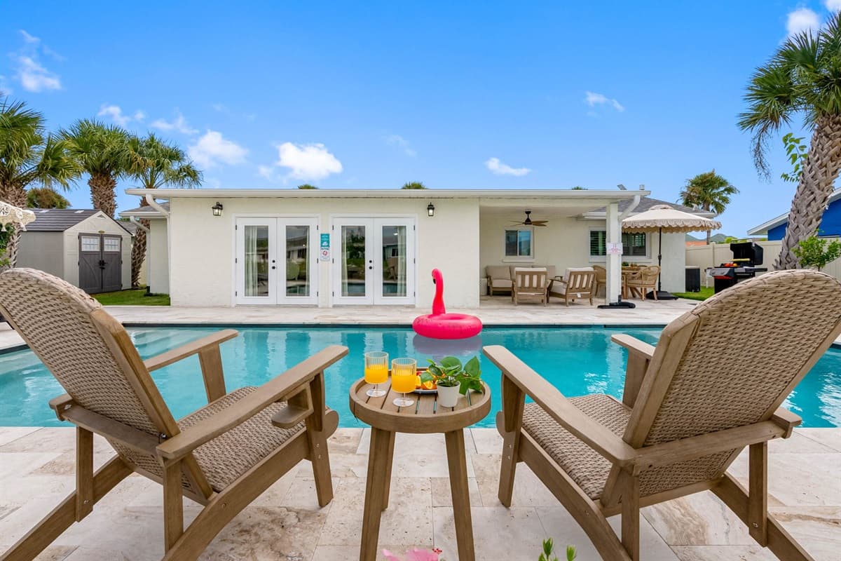 Comfortable seating and wide open deck space let you spread out and enjoy the view.