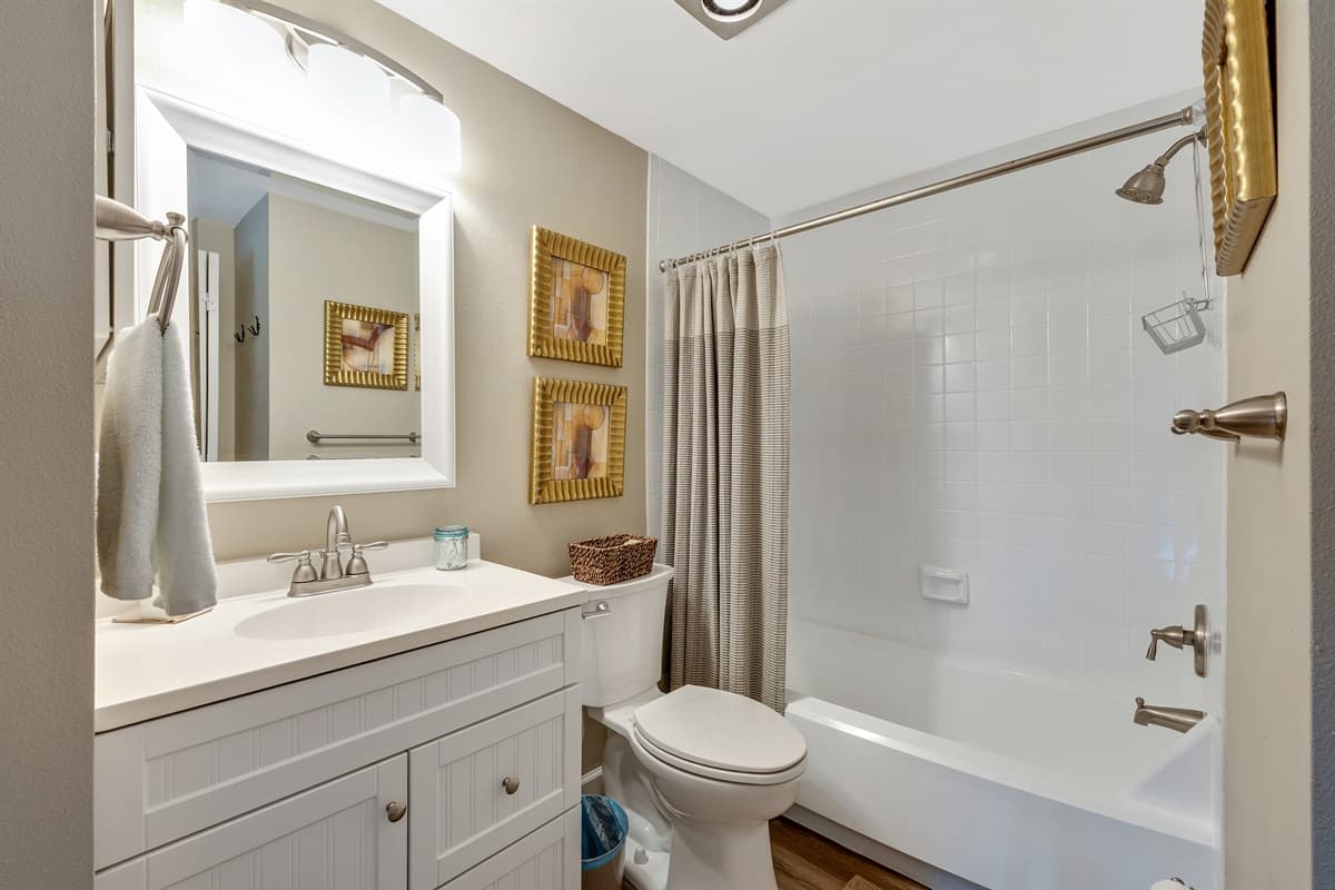 Equipped with modern conveniences and adorned with tasteful accents.
