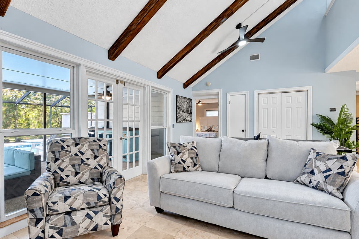 Enjoy the crackling warmth of the fireplace, providing the perfect backdrop for cozy evenings with loved ones.