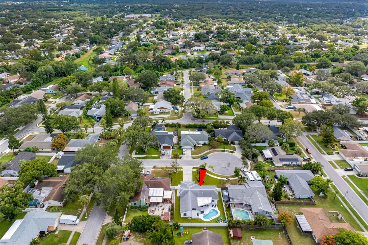 Aerial View of the Neighborhood