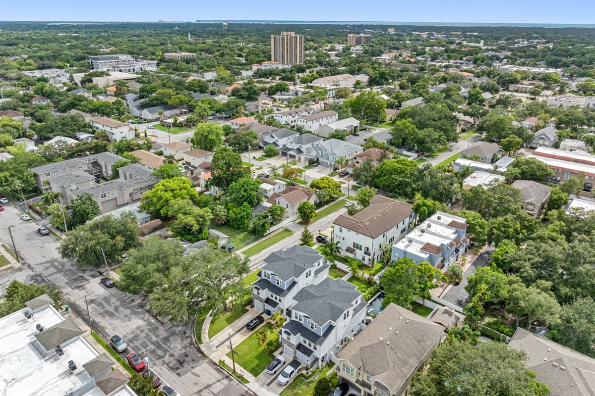 Aerial View of the Neighborhood
