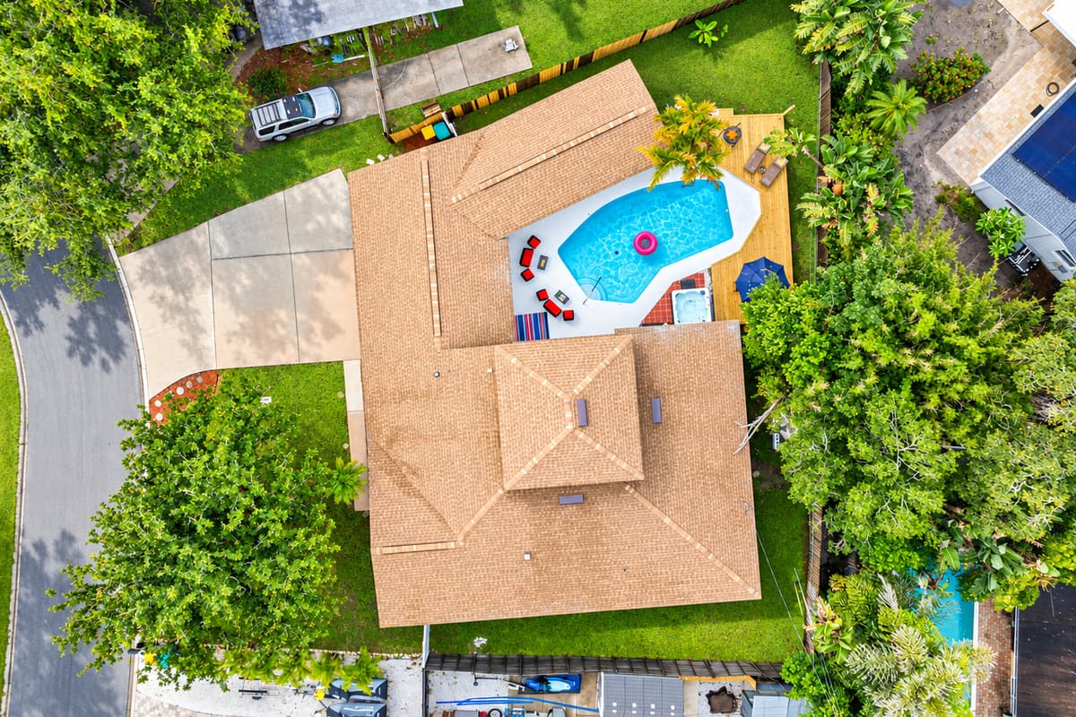 Aerial View of the Property